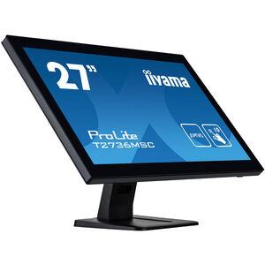 ProLite T2752MSC-B1 LED-Monitor 68,6cm 27" Touchscreen 1920x1080 FHD 60 Hz IPS 400 cd/m² 1000:1 5 ms HDMI DisplayPort Lautsprecher Schwarz Matte