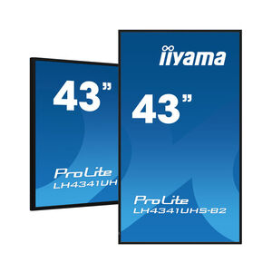 ProLite LH4341UHS-B2 108 cm 42,5" LCD-Display mit LED-Hintergrundbeleuchtung Digital Signage 4K UHD (2160p) 3840x2160 16:9 1200:1 500 cd/m² 8 ms Schwarz glänzend