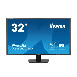 ProLite X3270QSU-B1 LED-Monitor 80 cm 31,5" 2560x1440 WQHD 100 Hz IPS 250 cd/m² 1200:1 3 ms 2xHDMI DisplayPort Lautsprecher mattschwarz ProLite X3270QSU-B1 LED-Monitor 80 cm 31,5" 2560x1440 WQHD 100 Hz IPS 250 cd/m² 1200:1 3 ms 2xHDMI DisplayPort Lautsprecher mattschwarz