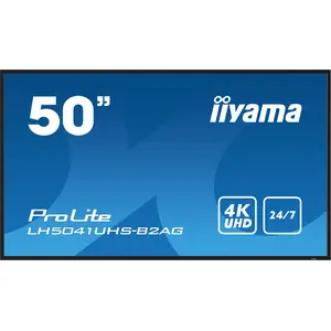 LH5041UHS-B2AG Signage-Display 4K Ultra HD Digital Signage Flachbildschirm 127 cm 50" LCD 3840x2160 16:9 500 cd/m² 5000:1 VGA HDMIx3 Mini Jack RS-232c RJ45 IR RCA USB HDCP 2.2 115W Schwarz 24/7 LH5041UHS-B2AG Signage-Display 4K Ultra HD Digital Signage Flachbildschirm 127 cm 50" LCD 3840x2160 16:9 500 cd/m² 5000:1 VGA HDMIx3 Mini Jack RS-232c RJ45 IR RCA USB HDCP 2.2 115W Schwarz 24/7