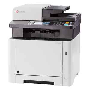 ECOSYS M5526cdn Multifunktionsdrucker Farbe Laser Legal (216 x 356 mm)//A4 (210 x 297 mm) (Original) A4/Legal (Medien) bis zu 26 Seiten/Min. (Kopieren) bis zu 26 Seiten/Min. (Drucken) 300 Blatt 33.6 Kbp