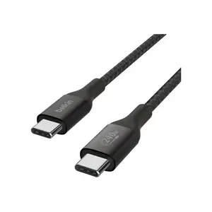Boostcharge USB-Kabel 24 pin USB-C (M) zu 24 pin USB-C (M) USB 2.0 1 m unterstützt bis zu 240 W Spannungsversorgung Schwarz Boostcharge USB-Kabel 24 pin USB-C (M) zu 24 pin USB-C (M) USB 2.0 1 m unterstützt bis zu 240 W Spannungsversorgung Schwarz