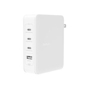 BoostCharge Pro Netzteil GaN-Technologie 140 Watt Fast Charge Power Delivery 3.1 4 Ausgabeanschlussstellen (USB, 3xUSB-C) weiß