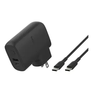 BoostCharge Power Bank/Stromadapter 5000 mAh 25 Watt Fast Charge PD 3.0 2 Ausgabeanschlussstellen (USB, 24 pin USB-C) 1 m Schwarz BoostCharge Power Bank/Stromadapter 5000 mAh 25 Watt Fast Charge PD 3.0 2 Ausgabeanschlussstellen (USB, 24 pin USB-C) 1 m Schwarz