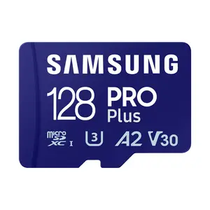 Pro Plus 128GB microSD Full HD 4K UHD 180MB/s Read 130MB/s Write Memory Card Incl. SD-Adapter Pro Plus 128GB microSD Full HD 4K UHD 180MB/s Read 130MB/s Write Memory Card Incl. SD-Adapter