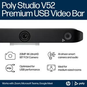 Poly Studio V52 USB-Videoleiste Poly Studio V52 USB-Videoleiste