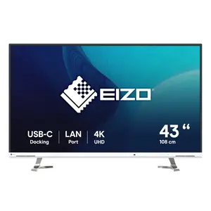 FlexScan EV4340X-WT Flachbildschirm 108 cm (42,5") 3840x2160 Pixel 350 cd/m² 5ms Weiß FlexScan EV4340X-WT Flachbildschirm 108 cm (42,5") 3840x2160 Pixel 350 cd/m² 5ms Weiß