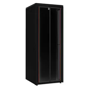 48,26cm (19") Netzwerkschrank Pro 47 HE 800x800 BxT Glastur schwarz 48,26cm (19") Netzwerkschrank Pro 47 HE 800x800 BxT Glastur schwarz