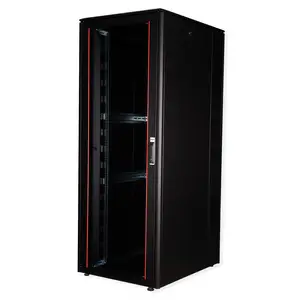 48,26cm (19") Netzwerkschrank Pro 42 HE 800x1000 BxT Glastur schwarz 48,26cm (19") Netzwerkschrank Pro 42 HE 800x1000 BxT Glastur schwarz