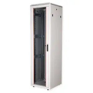 48,26cm (19") Netzwerkschrank Pro 47 HE 600x600 BxT Glastur grau 48,26cm (19") Netzwerkschrank Pro 47 HE 600x600 BxT Glastur grau