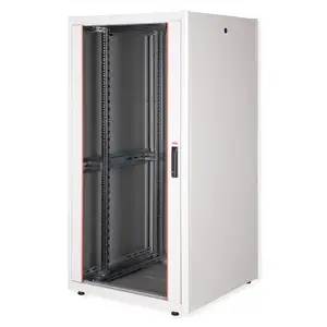 48,26cm (19") Netzwerkschrank Basic 32 HE 800x800 BxT Glastur grau 48,26cm (19") Netzwerkschrank Basic 32 HE 800x800 BxT Glastur grau