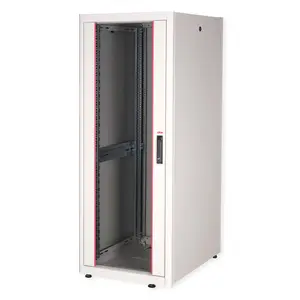 48,26cm (19") Netzwerkschrank Basic 32 HE 600x800 BxT Glastur grau 48,26cm (19") Netzwerkschrank Basic 32 HE 600x800 BxT Glastur grau