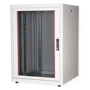 48,26cm (19")Netzwerkschrank Basic 22 HE 800x800 BxT Glastur grau 48,26cm (19")Netzwerkschrank Basic 22 HE 800x800 BxT Glastur grau