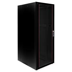 48,26cm (19") Netzwerkschrank Basic 42 HE 800x1000 BxT Glastur schwarz 48,26cm (19") Netzwerkschrank Basic 42 HE 800x1000 BxT Glastur schwarz