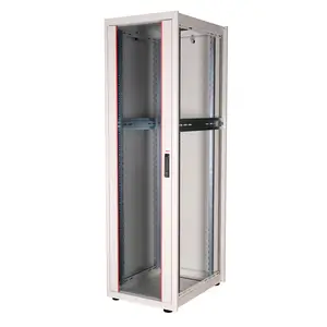 48,26cm (19") Netzwerkschrank Basic 42 HE 600x800 BxT Glastur grau 48,26cm (19") Netzwerkschrank Basic 42 HE 600x800 BxT Glastur grau