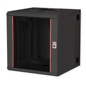 48,26cm (19") Wandgehäuse Pro 12 HE 600x600 BxT zweiteilig schwenkbar schwarz 48,26cm (19") Wandgehäuse Pro 12 HE 600x600 BxT zweiteilig schwenkbar schwarz
