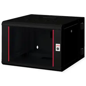 48,26cm (19") Wandgehäuse Pro 7 HE 600x600 BxT zweiteilig schwenkbar schwarz 48,26cm (19") Wandgehäuse Pro 7 HE 600x600 BxT zweiteilig schwenkbar schwarz