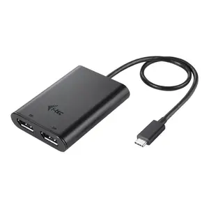 I-TEC USB-C Dual 4K/60Hz single 8K/30Hz DP Video Adapter 2x DP Port I-TEC USB-C Dual 4K/60Hz single 8K/30Hz DP Video Adapter 2x DP Port