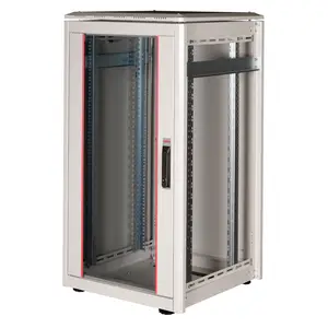 48,26cm (19") Netzwerkschrank Pro 22 HE 600x600 BxT Glastur grau 48,26cm (19") Netzwerkschrank Pro 22 HE 600x600 BxT Glastur grau