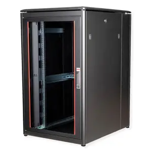 48,26cm (19") Netzwerkschrank Pro 26 HE 800x1000 BxT Glastur schwarz 48,26cm (19") Netzwerkschrank Pro 26 HE 800x1000 BxT Glastur schwarz