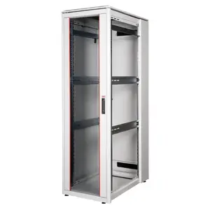 48,26cm (19") Netzwerkschrank Pro 42 HE 600x1000 BxT Glastur grau 48,26cm (19") Netzwerkschrank Pro 42 HE 600x1000 BxT Glastur grau
