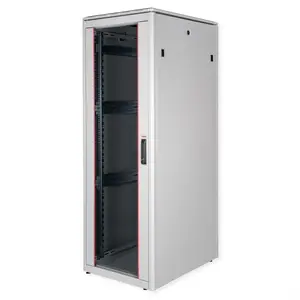 48,26cm (19") Netzwerkschrank Pro 36 HE 600x800 BxT Glastur grau 48,26cm (19") Netzwerkschrank Pro 36 HE 600x800 BxT Glastur grau