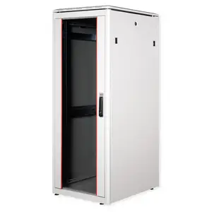 48,26cm (19") Netzwerkschrank Pro 32 HE 600x800 BxT Glastur grau 48,26cm (19") Netzwerkschrank Pro 32 HE 600x800 BxT Glastur grau