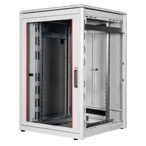 48,26cm (19") Netzwerkschrank Pro 22 HE 800x800 BxT Glastur grau 48,26cm (19") Netzwerkschrank Pro 22 HE 800x800 BxT Glastur grau