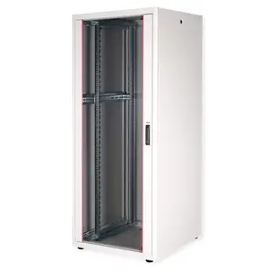 48,26cm (19") Netzwerkschrank Basic 42 HE 800x800 BxT Glastur grau 48,26cm (19") Netzwerkschrank Basic 42 HE 800x800 BxT Glastur grau