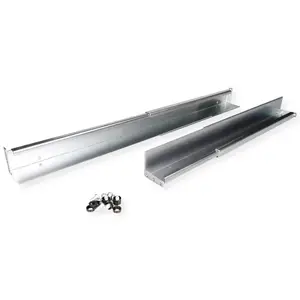Gleitschienen Set tiefenvariabel 500 bis 750 mm inkl Befestigungsmaterial Gleitschienen Set tiefenvariabel 500 bis 750 mm inkl Befestigungsmaterial