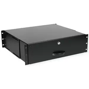 48,26cm (19") Tastatureinschub 3 HE 400 T abschliessbar schwarz 48,26cm (19") Tastatureinschub 3 HE 400 T abschliessbar schwarz
