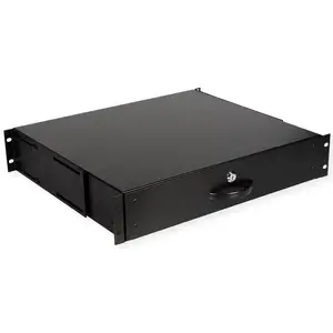 48,26cm (19") Tastatureinschub 2 HE 400 T abschliessbar schwarz 48,26cm (19") Tastatureinschub 2 HE 400 T abschliessbar schwarz