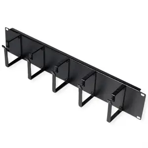 48,26cm (19") Rangierpanel 2 HE 85x60mm schwarz 48,26cm (19") Rangierpanel 2 HE 85x60mm schwarz
