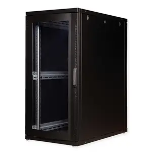 48,26cm (19") Serverschrank 42 HE 600x1000 BxT schwarz Plexiglas 48,26cm (19") Serverschrank 42 HE 600x1000 BxT schwarz Plexiglas