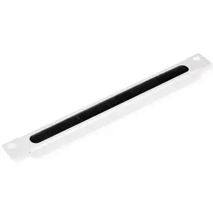 25,4cm (10") Kabelzuführung mit Bürstenleiste 0.5HE grau 25,4cm (10") Kabelzuführung mit Bürstenleiste 0.5HE grau