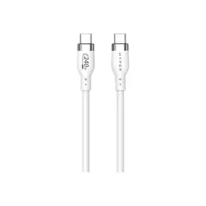 HyperJuice USB-Kabel 24 pin USB-C (M) zu 24 pin USB-C (M) USB 2.0 1 m weiß HyperJuice USB-Kabel 24 pin USB-C (M) zu 24 pin USB-C (M) USB 2.0 1 m weiß