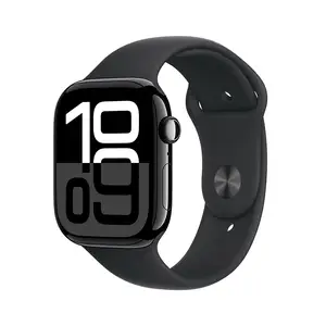 Apple Watch Series 10 GPS 46mm Jet Black Aluminium Case with Black Sport Band, S/M Apple Watch Series 10 GPS 46mm Jet Black Aluminium Case with Black Sport Band, S/M