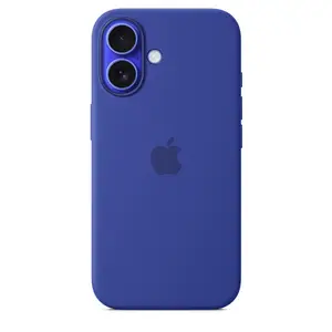 iPhone 16 Silicone Case with MagSafe, Ultramarine iPhone 16 Silicone Case with MagSafe, Ultramarine