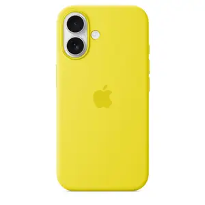 iPhone 16 Silicone Case with MagSafe, Star Fruit iPhone 16 Silicone Case with MagSafe, Star Fruit