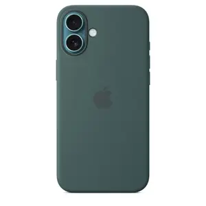 iPhone 16 Plus Silicone Case with MagSafe, Lake Green iPhone 16 Plus Silicone Case with MagSafe, Lake Green