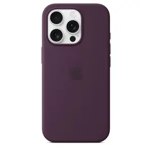 iPhone 16 Pro Silicone Case with MagSafe, Plum iPhone 16 Pro Silicone Case with MagSafe, Plum