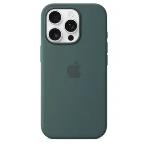 iPhone 16 Pro Silicone Case with MagSafe, Lake Green iPhone 16 Pro Silicone Case with MagSafe, Lake Green