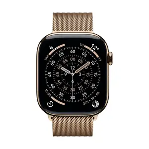 46mm Gold Milanese Loop, S/M 46mm Gold Milanese Loop, S/M