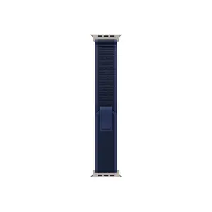 49mm Blue Trail Loop - S/M, Natural Titanium Finish 49mm Blue Trail Loop - S/M, Natural Titanium Finish