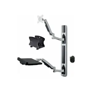 Workstation Wandhalterung VESA-Halterung für 32" Monitor (10kg) Schwenkbare Monitorhalterung mit Tastaturarm Workstation Wandhalterung VESA-Halterung für 32" Monitor (10kg) Schwenkbare Monitorhalterung mit Tastaturarm