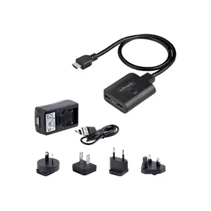 2-Port HDMI Splitter 4K 60Hz HDMI 2.0 Video 4K HDMI Splitter 1In 2Out 1x2 HDMI Verteiler 4k HDR/HDCP Dual HDMI Splitter 50 cm Integriertes HDMI Kabel Scaler 2-Port HDMI Splitter 4K 60Hz HDMI 2.0 Video 4K HDMI Splitter 1In 2Out 1x2 HDMI Verteiler 4k HDR/HDCP Dual HDMI Splitter 50 cm Integriertes HDMI Kabel Scaler