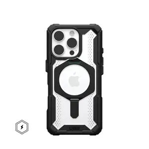 Urban Armor Gear Plasma XTE MagSafe Kickstand Handyhülle Apple iPhone 16 Pro schwarz/transparent Urban Armor Gear Plasma XTE MagSafe Kickstand Handyhülle Apple iPhone 16 Pro schwarz/transparent