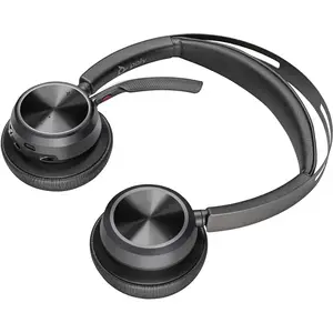 Poly Voyager Focus 2 Headset On-Ear Bluetooth kabellos aktive Rauschunterdrückung Adapter USB-C via Bluetooth Schwarz Zoom Certified Poly Voyager Focus 2 Headset On-Ear Bluetooth kabellos aktive Rauschunterdrückung Adapter USB-C via Bluetooth Schwarz Zoom Certified