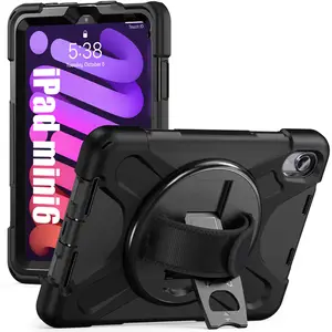 JLC Schwarze Wolverine mit Bildschirm Hülle für Apple iPad Mini 6 21,1 cm 8,3" JLC Schwarze Wolverine mit Bildschirm Hülle für Apple iPad Mini 6 21,1 cm 8,3"