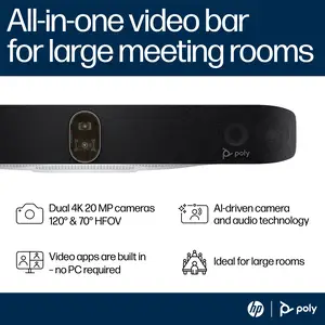 Poly Studio X72 All-In-One Video Bar EU Poly Studio X72 All-In-One Video Bar EU